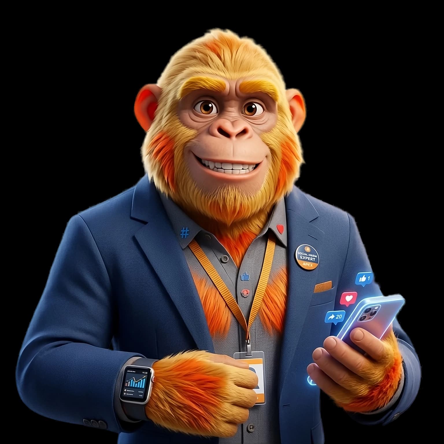 ApePublish AI Content Assistant Mascot